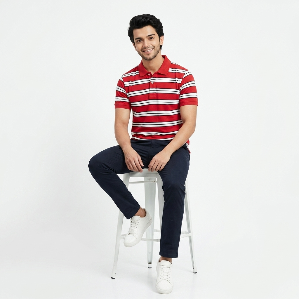 COLLAR T-SHIRT (M)